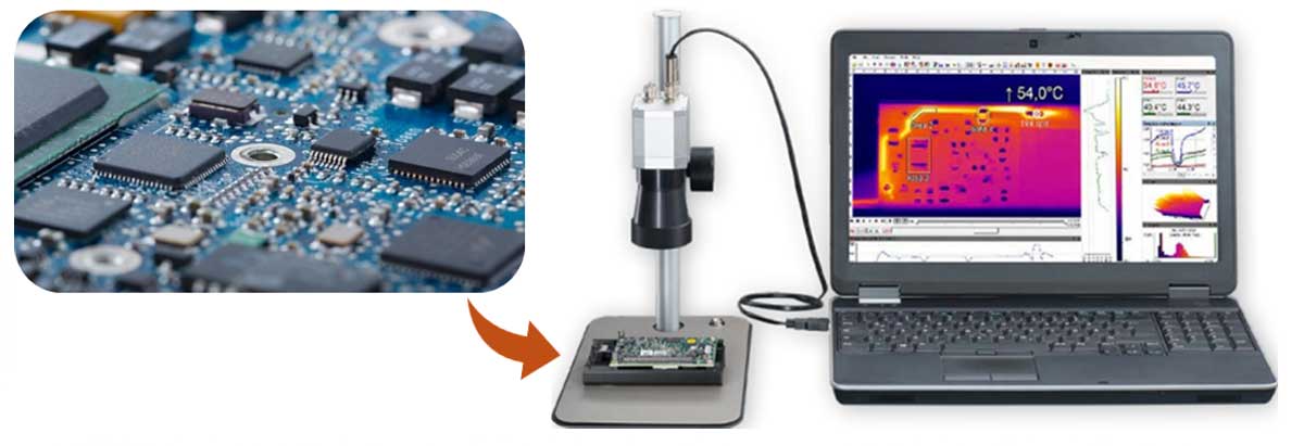 Optris การตรวจวัดอุณหภูมิในอุตสาหกรรมอิเล็กทรอนิกส์ 01