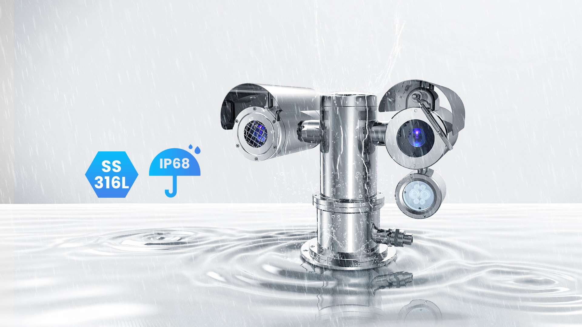 Explosion Proof Camera Housing 316l Stainless Steel