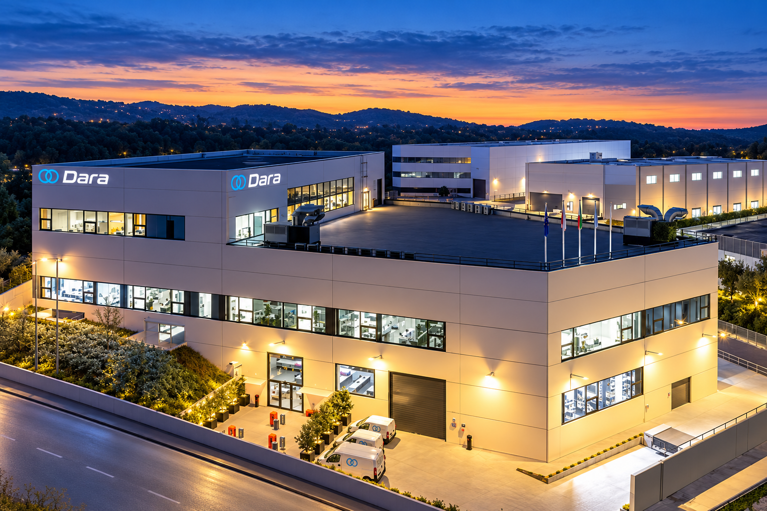 Dara Industrial Complex at Blue Hour